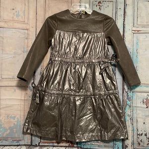 Mixed media girls dress, size 10